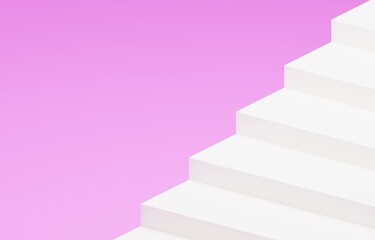 3D素材_シンプルな階段