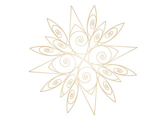 schöner filigraner Stern für Weihnachten