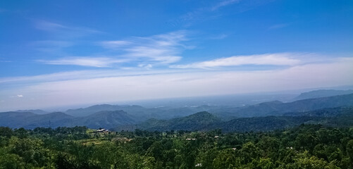 Mountain landscape in Beragala, Sri Lanka