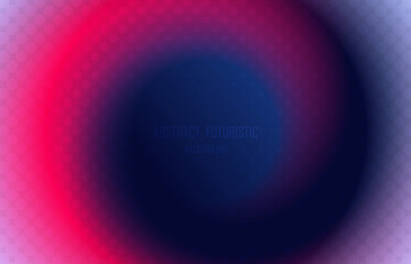 Abstract gradient color of futuristic color theme template. Overllaping with halftone style in middle background. Illustration vector