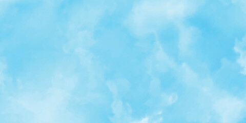 Abstract Blue sky Water color background, Illustration, texture for design