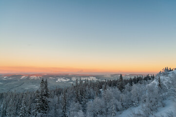 Fototapeta premium winter in norwegen