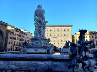 The Fountain of Neptune, also known as the Piazza or the Biancone