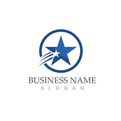 Obraz premium Star icon Template vector illustration