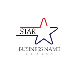 Star icon Template vector illustration