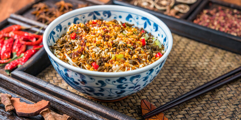 Yibin Food in Sichuan, China-Yibin Burning Noodles