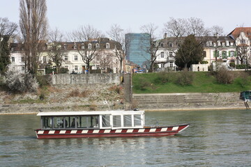 barge on the river