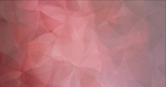 4K looping light pink, red video sample with abstract forms. High-quality abstract video with colorful gradient shapes. Clip for business commercials. 4096 x 2160, 30 fps.