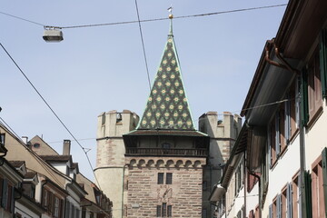 old tower in the old town