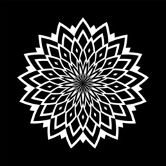 Abstract decorative geometric circle pattern.