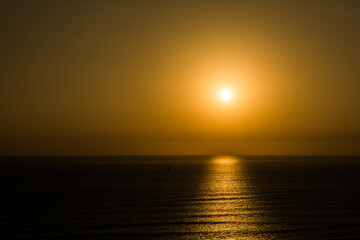 During the summer afternoons in Lima, the gray of the sky turns into a magical combination of reddish, violet and orange colors.