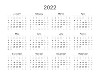 Calendar in 2022 Use a financial plan to make you happy.