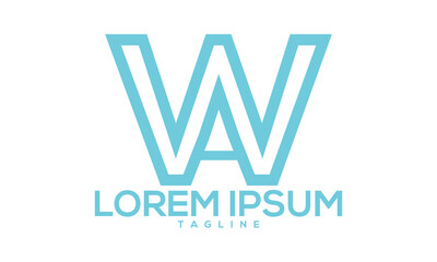 Unique letter logo Modern and minimalist vector and abstract logo