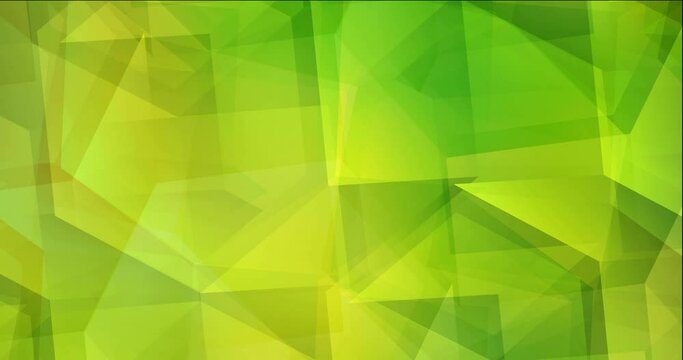 4K looping light green, yellow video sample with set of hexagons. Colorful fashion clip with gradient hexagons. Slideshow for web sites. 4096 x 2160, 30 fps.
