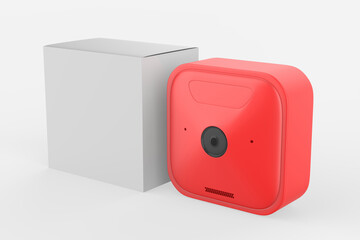 Introducing Blink Video Doorbell Outdoor camera system with Sync Module 2 Two-way audio, HD video, motion and chime app alerts. 3d illustration