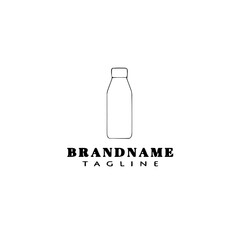 decanter logo cartoon icon design template black isolated vector illustration