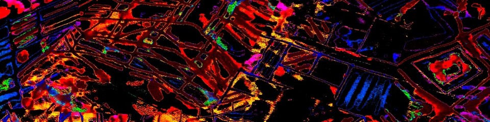 Colorful Patchworks Geometria. Multicolor Origami. Geometrical Prints. Psychedelic Geometric Oil....