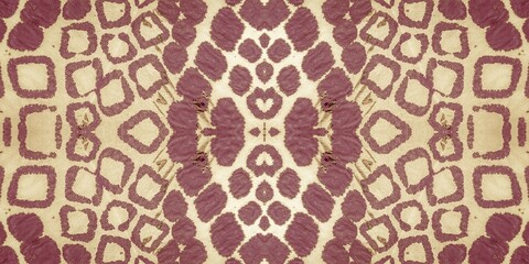 Snake Fabric. Yellow Nature Backdrop. Sepia