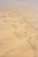 Water patterns on beach