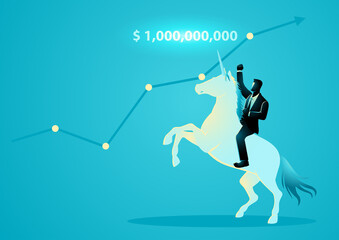 Term unicorn is for company who have a valuation of more than 1 billion dollars © rudall30