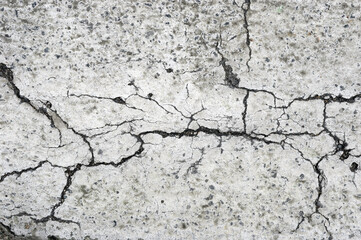 old cracked wall