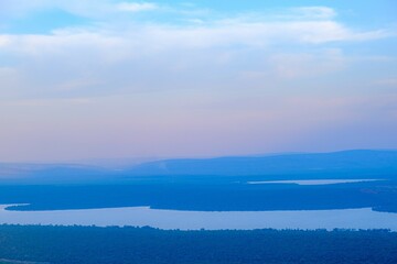 Sunset on the lake Ihema (Akagera National Park Rwanda)