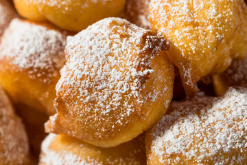 Homemade Italian Zeppole Donuts