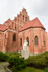 Fototapeta na wymiar Church of the Holy Apostles Peter and Paul in Puck