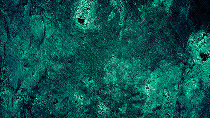 dark green grunge abstract concrete wall texture background