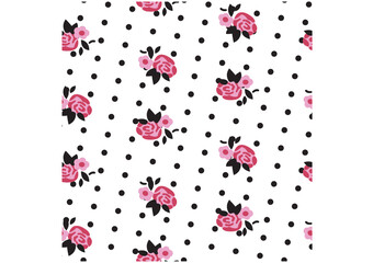 Fuchsia Roses Full Prints