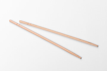 Beautiful sticks for sushi isolated on a white background