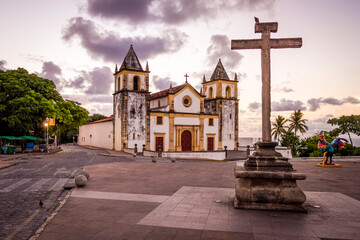 The colonial architecture of Olinda in Pernambuco, Brazil.