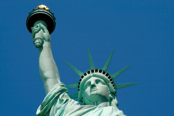 Fototapeta premium The iconic Statue of Liberty in New York city, USA.