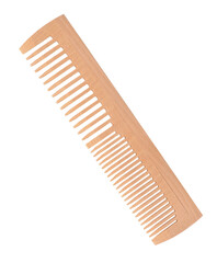 Side view of wooden comb