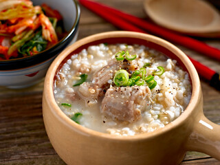 Rice Porridge with Oxtail