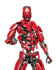 Fototapeta premium cyborg is ready for action