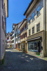 Street in Rapperswil, Switzerland