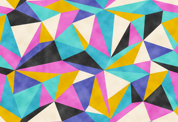 Obraz premium Seamless geometric polygon pattern.