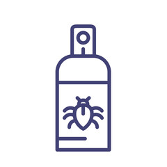 Insect hand sprayer, pocket mosquito aerosol, hand disinfection spray icon,  vector