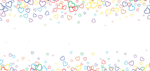 Live like, flying color hearts for stream. Live video and flying likes. Social media elements falling.