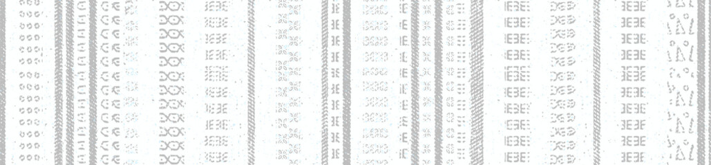 Artistic abstract  geometric collage checks, stripes, lines, summer spring style seamless pattern design on linen textured for textile texture design 