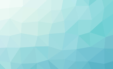 Blue Low poly abstract background. Vector illustration
