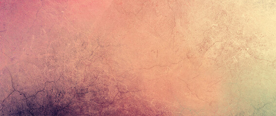 Bright orange grunge texture Vintage marbled background Grainy cement wall Rough cracked surface Textured header or banner