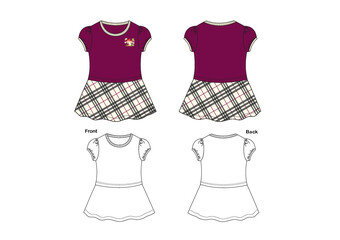 illustration of a dress