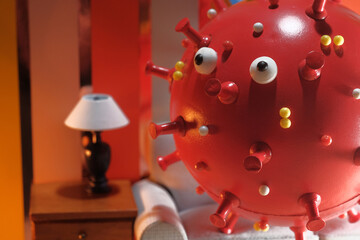 Coronavirus Living Room Concept