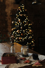 christmas table setting