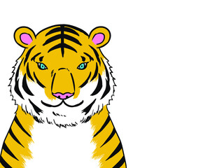 年賀状・謹賀新年・虎・寅