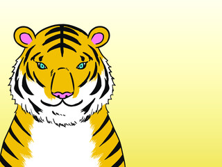 年賀状・謹賀新年・虎・寅