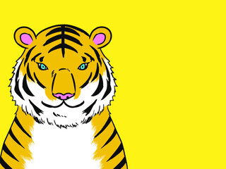 年賀状・謹賀新年・虎・寅