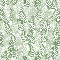 Fototapeta na wymiar seamless pattern palm tree leaves on background. For textiles, packaging, fabrics, wallpapers, backgrounds, invitations. Summer tropics